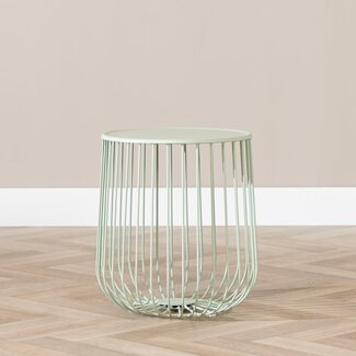 Table basse métal Tygo vert clair