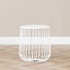 Table basse métal Tygo blanc