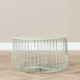 Table basse métal Senna vert clair