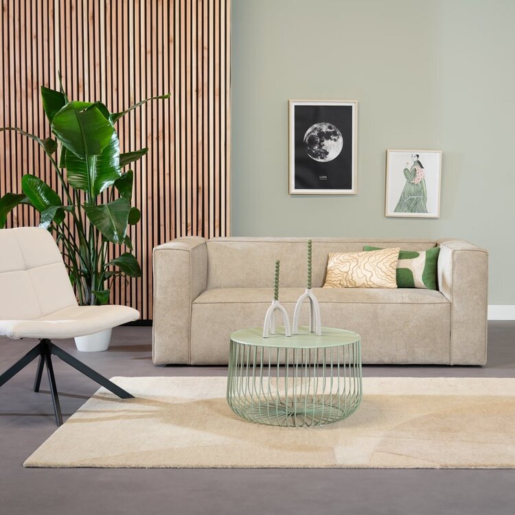 Table basse métal Senna vert clair