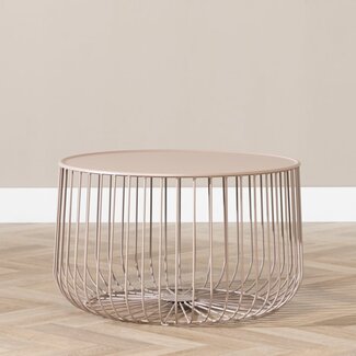 Table basse métal Senna taupe