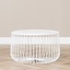 Table basse métal Senna blanc