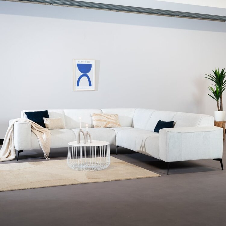 Table basse métal Senna blanc