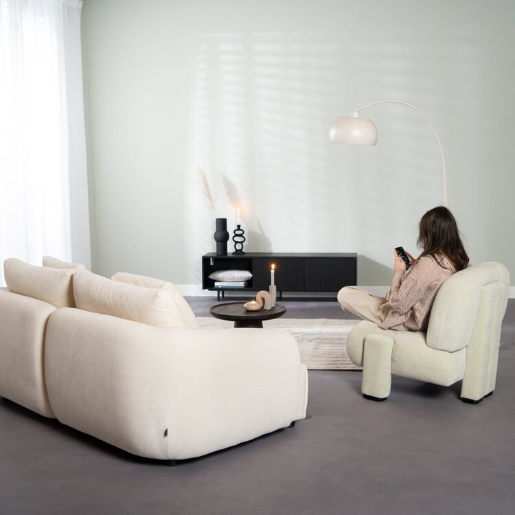 Meuble tv Ray chêne noir 150 cm