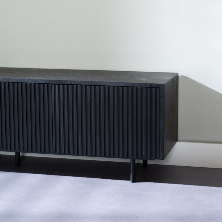 Meuble tv Ray chêne noir 150 cm