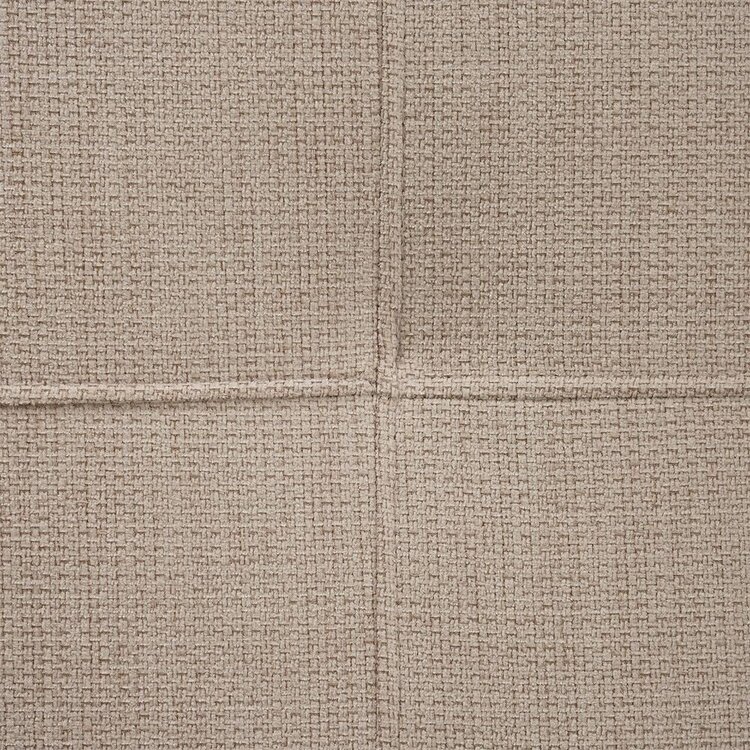 Canapé convertible lit 140 x 200 cm Mikko beige tissu recyclé