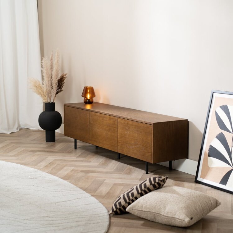 Meuble tv Thomas chêne rustique 150 cm