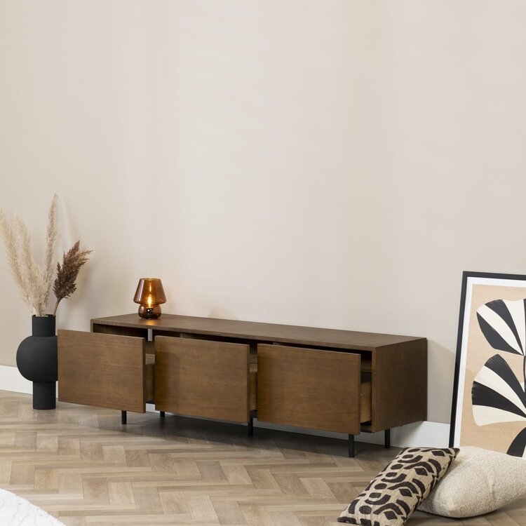 Meuble tv Thomas chêne rustique 150 cm