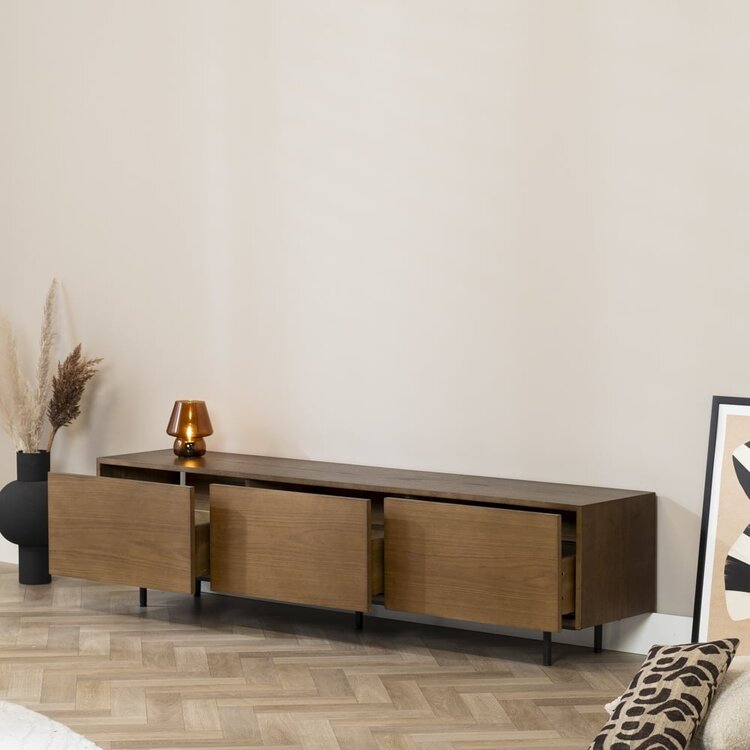 Meuble tv Thomas chêne rustique 180 cm