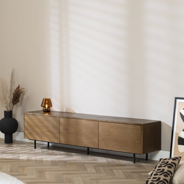 Meuble tv Thomas chêne rustique 180 cm