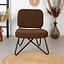 Fauteuil Teddy Julia brun