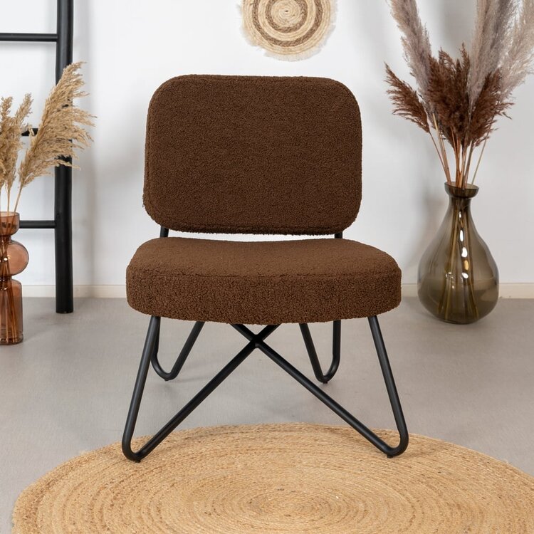 Fauteuil Teddy Julia brun
