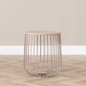 Table basse métal Tygo taupe