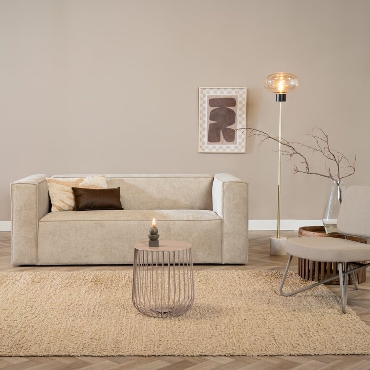 Table basse métal Tygo taupe