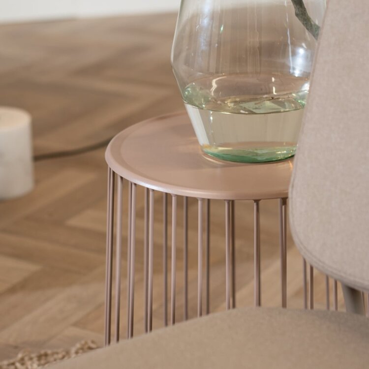 Table basse métal Tygo taupe