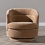 Fauteuil scandinave Valerie chenille terracotta