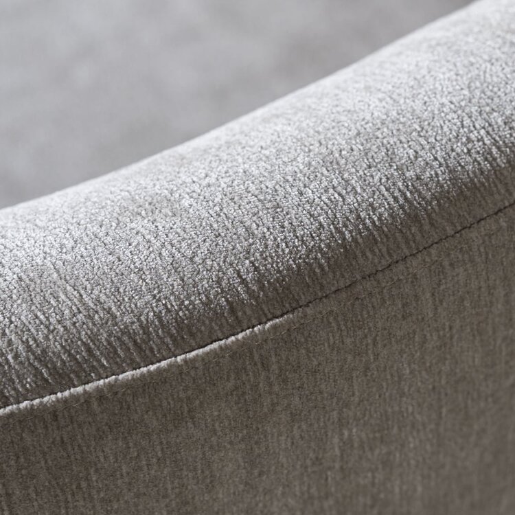 Fauteuil scandinave Valerie chenille taupe