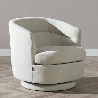 Fauteuil scandinave Valerie chenille vert menthe