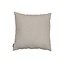 Coussin Hilda tissu gris clair 45 x 45 cm