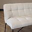 Banc de salle à manger scandinave Jelle 185 cm blanc