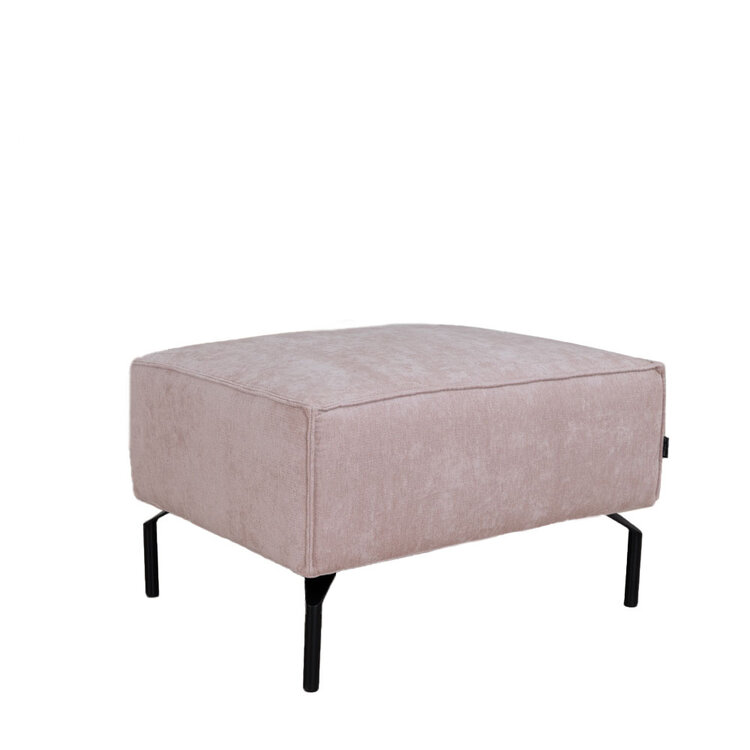 Pouf scandinave Kansas rose mélange