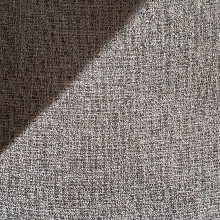 Chaise de salle à manger Ciara tissu lin taupe