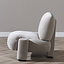 Fauteuil scandinave Louise chenille taupe