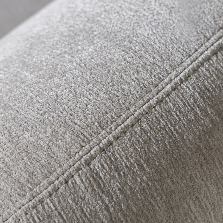 Fauteuil scandinave Louise chenille taupe