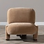 Fauteuil scandinave Louise chenille terracotta