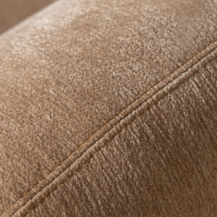 Fauteuil scandinave Louise chenille terracotta