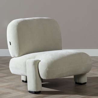 Fauteuil scandinave Louise chenille vert menthe