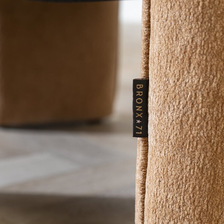 Fauteuil scandinave Bibi chenille terracotta