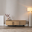 Meuble tv Thomas chêne blanc 150 cm