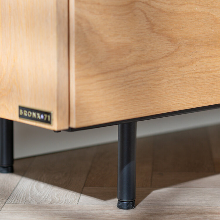 Meuble tv Thomas chêne blanc 150 cm