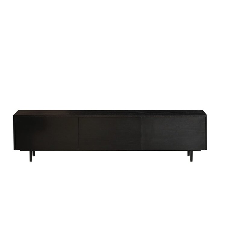 Meuble tv Thomas chêne noir 180 cm