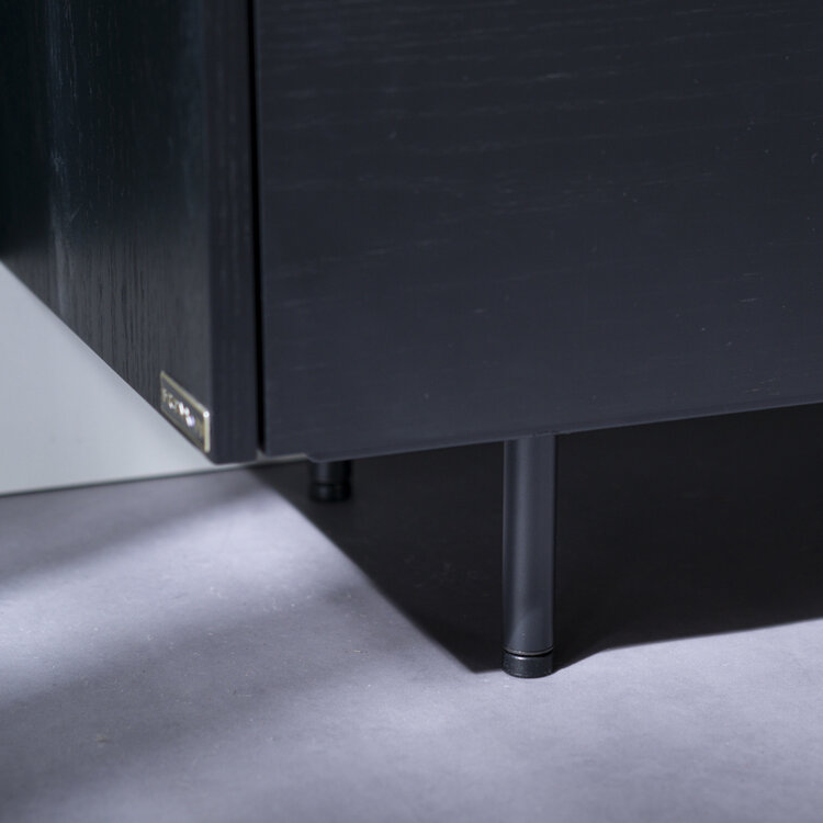 Meuble tv Thomas chêne noir 180 cm