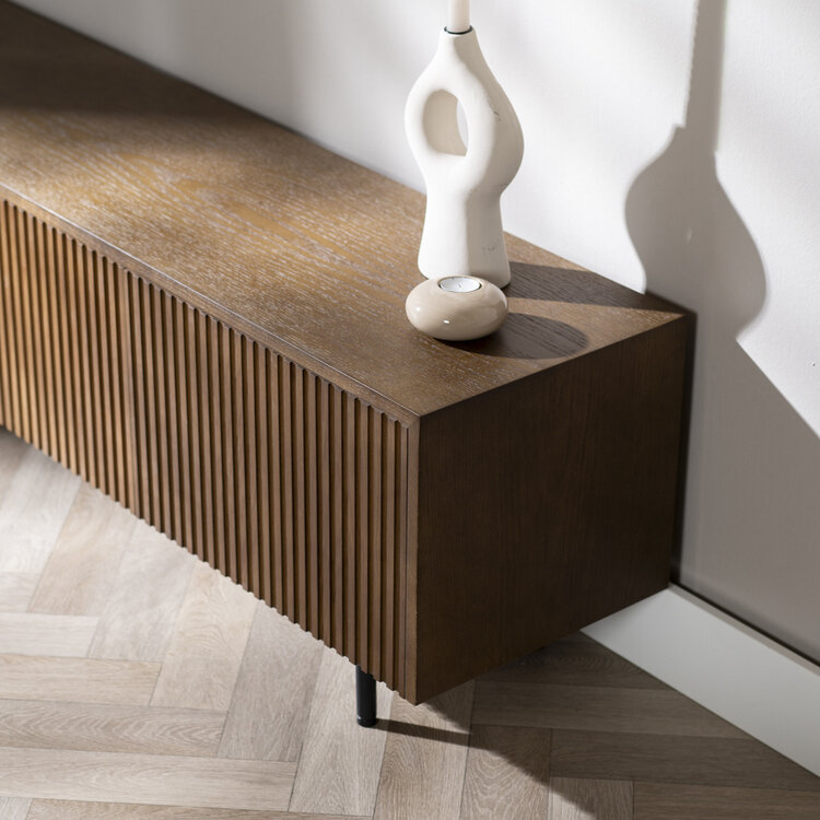 Meuble tv Ray chêne rustique 150 cm