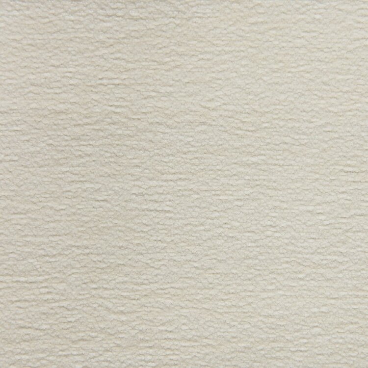 Canapé d'angle gauche scandinave July chenille blanc cassé