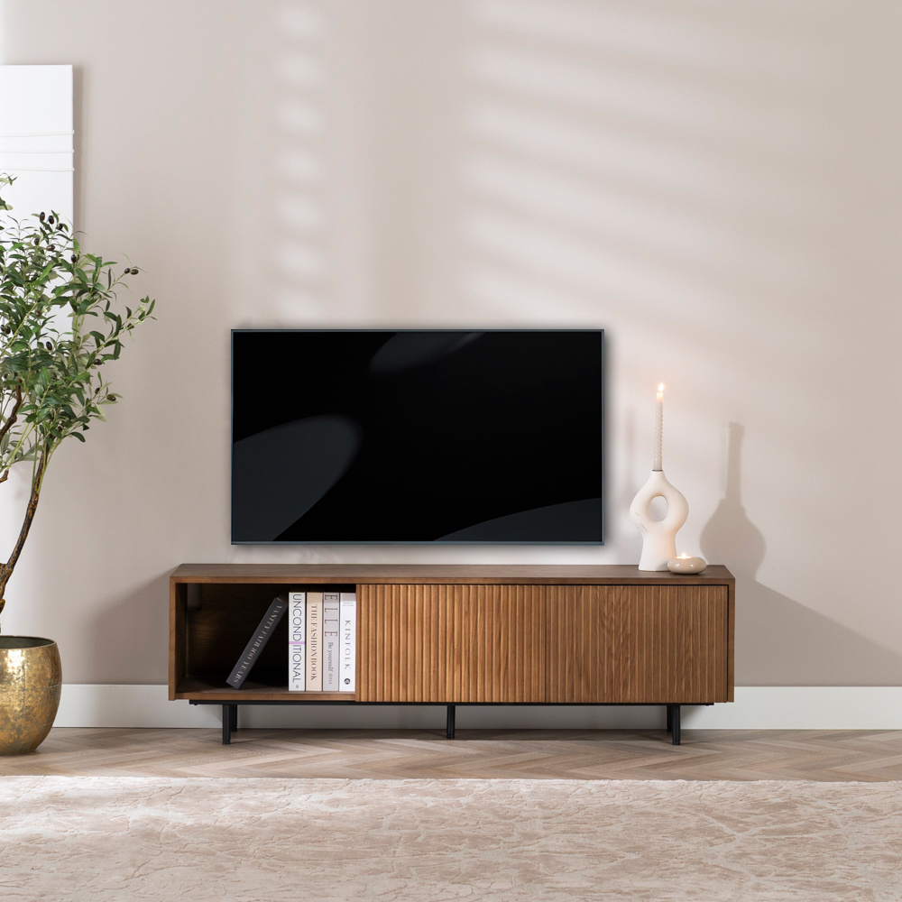 Meuble tv Ray chêne rustique 150 cm