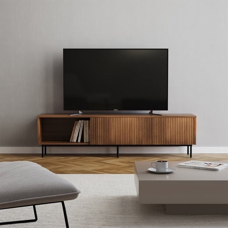 Meuble tv Ray chêne rustique 180 cm