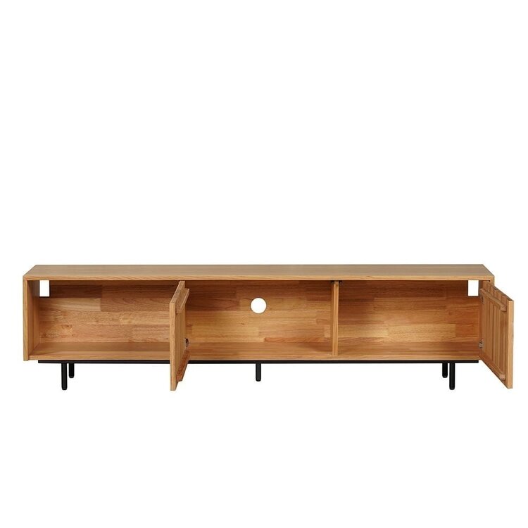 Meuble tv Ray chêne blanc 180 cm