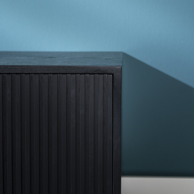 Meuble tv Ray chêne noir 180 cm