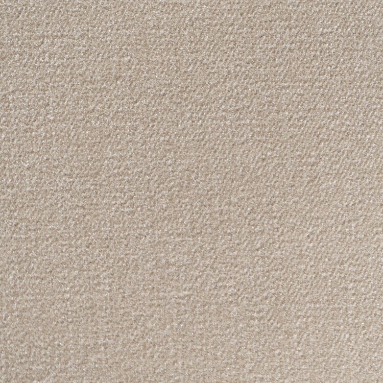 Fauteuil pivotant en velours Stella beige