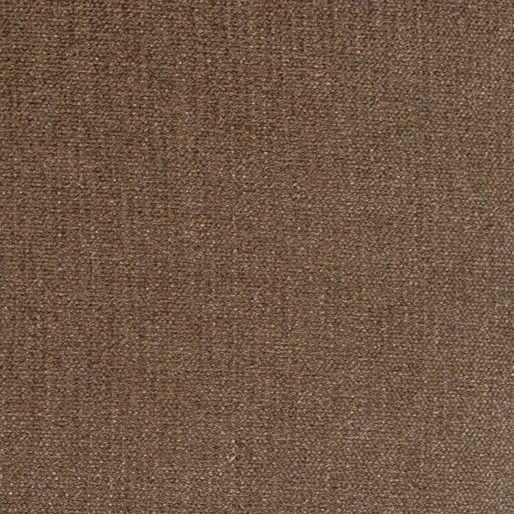 Fauteuil pivotant en velours Stella marron