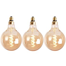 Ampoule LED Ø12,5 cm or 4W (set de 3)