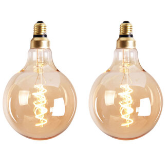 Ampoule LED Ø9,5 cm or (set de 2)