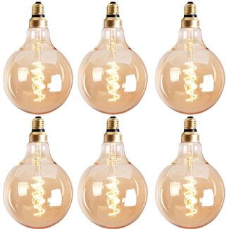 Ampoule LED Ø9,5 cm or (set de 6)