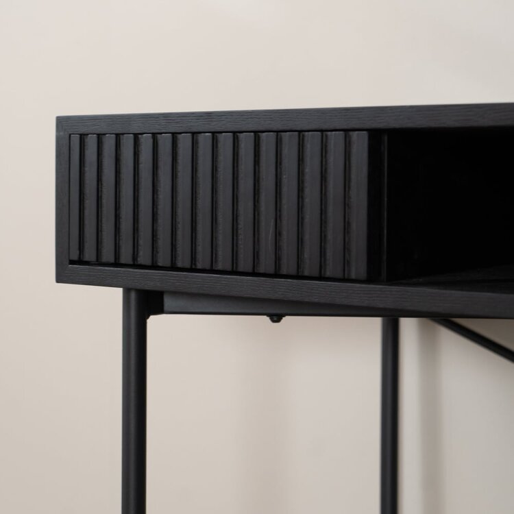 Bureau Maury chêne noir 120x55x77