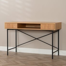 Bureau Maury chêne blanc 120x55x77