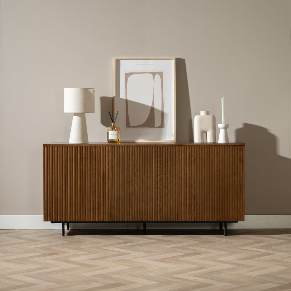 Buffet Haley chêne rustique 160 cm